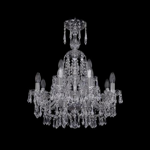 Bohemia Ivele Crystal Люстра Bohemia 1403/8+4/195/XL-65 Ni