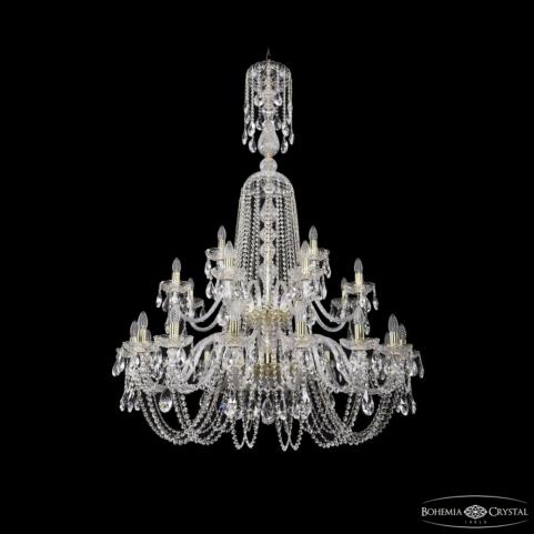 Люстра Bohemia Ivele Crystal  1402/16+8+4/400/XL-160/2d G