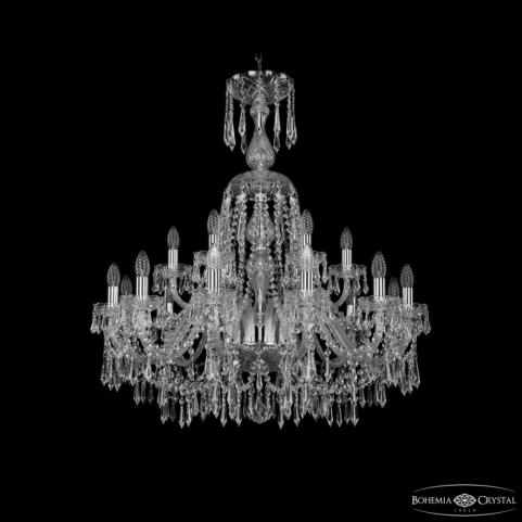 Люстра Bohemia Ivele Crystal 1403/12+6/300/XL-95 Ni