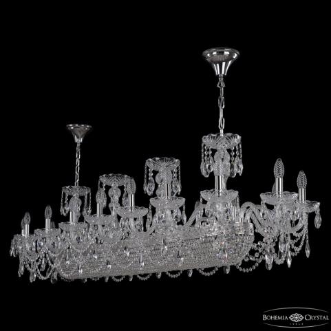 Люстра Bohemia Ivele Crystal 1453/18/195/1500 Ni
