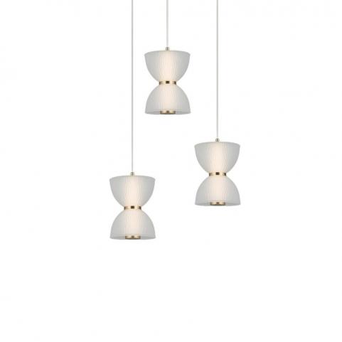 Светильник подвесной Gerhort G52156/3BK BRS+WT