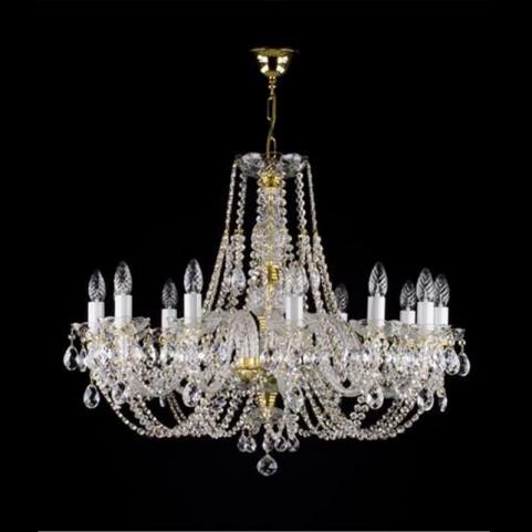 Люстра Art Glass ANDULA X. FULL CUT WHITE  NICKEL CE