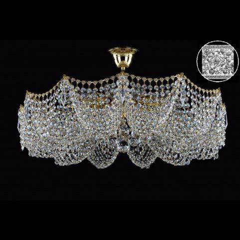 Люстра Art Glass PRISCILA III. NICKEL CE
