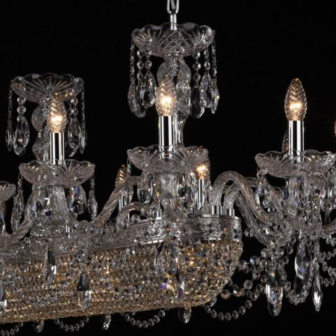 Люстра Bohemia Ivele Crystal 1453/18/195/1500 Ni