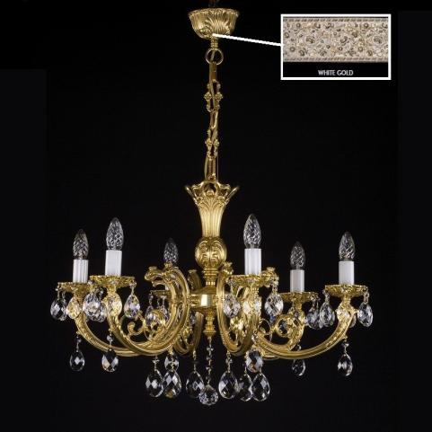 Люстра Art Glass ANASTASIA VI. WHITE GOLD CE