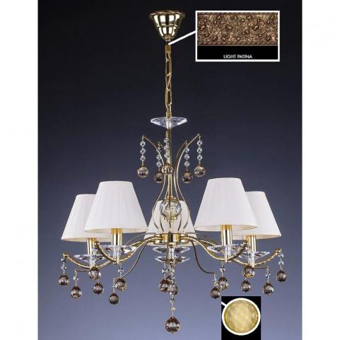 Люстра Art Glass CHANTAL V. CE - 8003 LIGHT PATINA
