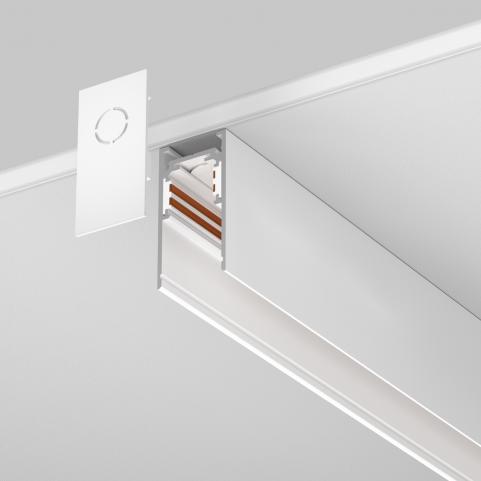 Шинопровод Maytoni Exility TRX034-411W, магнитный накладной/подвесной, белый 1м