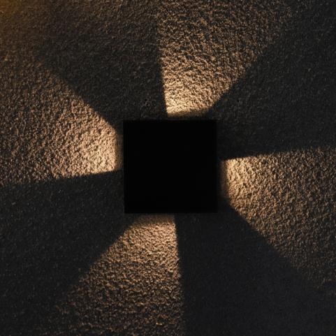 Настенный уличный светильник Arte Lamp Algol   A1445AL-4BK