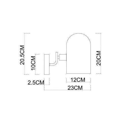 Бра Arte Lamp Cassel A5454AP-1PB