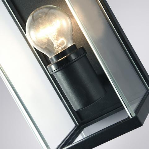 Настенный уличный светильник Arte Lamp Pot  A1631AL-1BK