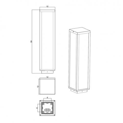 Уличный фонарь Arte Lamp Belfast  A4569FN-1BK