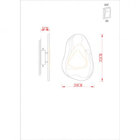 Бра Arte Lamp Libertas A2096AP-5PB