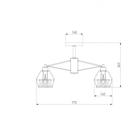 Люстра Eurosvet Lord 70075/8 черный
