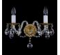 Бра Art Glass CHLOE II. BRASS ANTIQUE CE