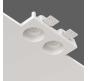 Точечный светильник Stellanova Izar Duo Flat гипсовый SN 023
