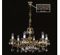 Люстра Art Glass ALICE VI. BRASS ANTIQUE CE
