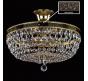 Люстра Art Glass GERTA DIA 350 BRASS ANTIQUE SP