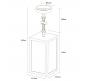 Уличный светильник Arte Lamp Belfast  A4569SO-1BK
