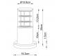 Уличный фонарь Arte Lamp Tokyo  A5315FN-1BK