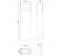 Уличный фонарь Arte Lamp Liverpool A1328PA-1BK