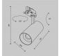 Трековый светильник Maytoni Technical Trinity  2700-5000K Focus Led TR197-3-20WCCT-M-B