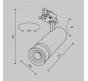 Трековый светильник Maytoni Technical Trinity  4000K Focus Zoom TR198-3-20W4K-Z-W