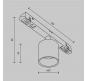 Трековый светильник Maytoni Technical Exility 4000K Alfa S TR132-2-7W4K-W