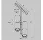Трековый светильник Maytoni Technical Exility 2700-6000K Dim Smart Elti Duo TR005-4-2X12W-DS-B