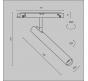 Трековый светильник Maytoni Technical Exility 3000K  Focus T TR141-2-6W3K-M-B