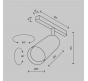 Трековый светильник Maytoni Technical Exility 2700K  Focus LED TR032-2-20W2.7K-M-B